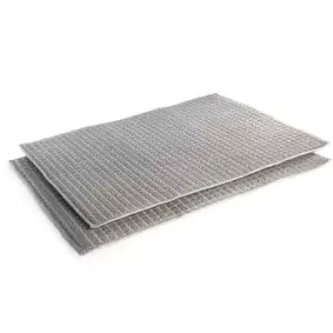 Image of Grey Microfibre Drying Mats - Set of 2 Pukkr - Grey