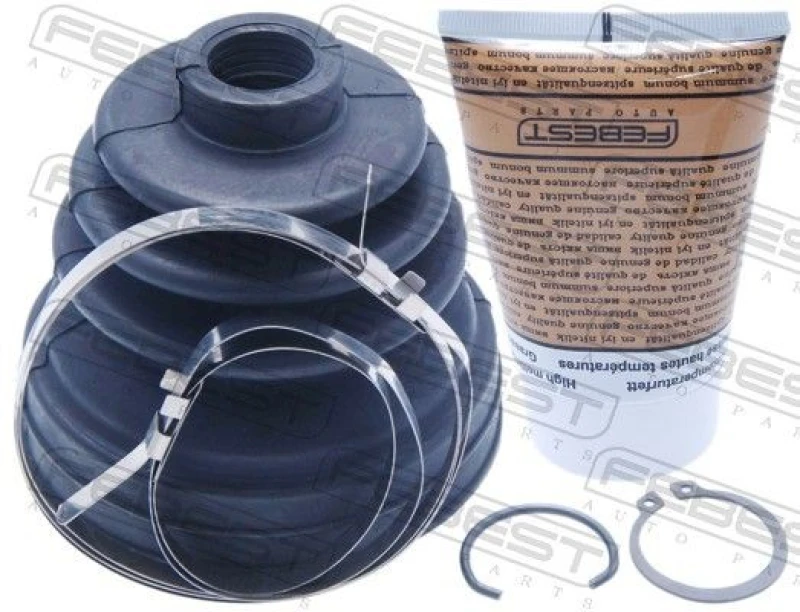 Image of FEBEST 2115-CB4 CV Boot transmission sided, NBR (nitrile butadiene rubber) NBR (nitrile butadiene rubber) Bellow,drive shaft (194)