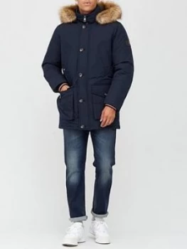 Image of Tommy Hilfiger Hampton Down Fill Parka - Navy