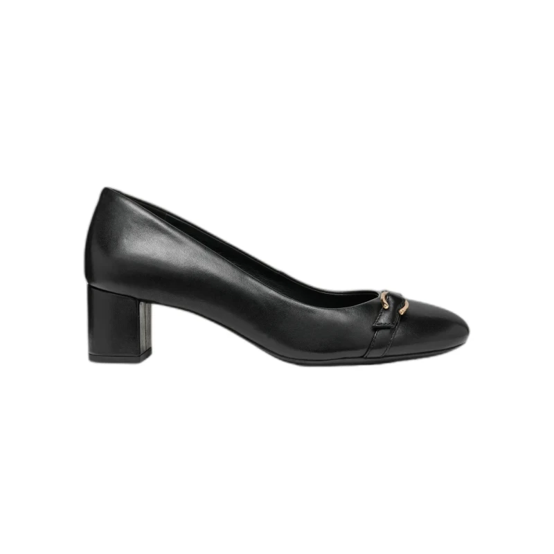 Image of Geox Jaylon Breathable Leather Loafers Black Women 36 (3.5);40 (6.5);38 (5);37 (4)