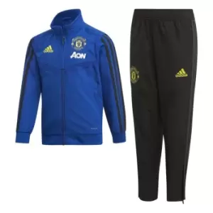 Image of adidas United Presentation Tracksuit 2019 2020 Junior - Blue