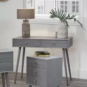 Image of Pacific Chaya 2 Drawer Dressing Table, Grey Pine Grey