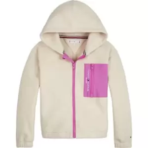 image of Tommy Hilfiger CB Pocket Fleece Hoodie - Beige