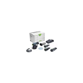 image of Festool - 575714 Cordless eccentric sander ETSC 125 Li 3,1 I-Set GB