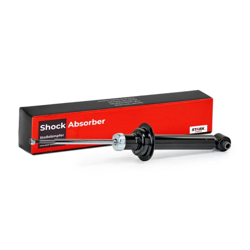 Image of STARK SKSA-0131045 Shock absorber Rear Axle, Gas Pressure, Spring-bearing Damper, Top pin Shock Absorber (854)