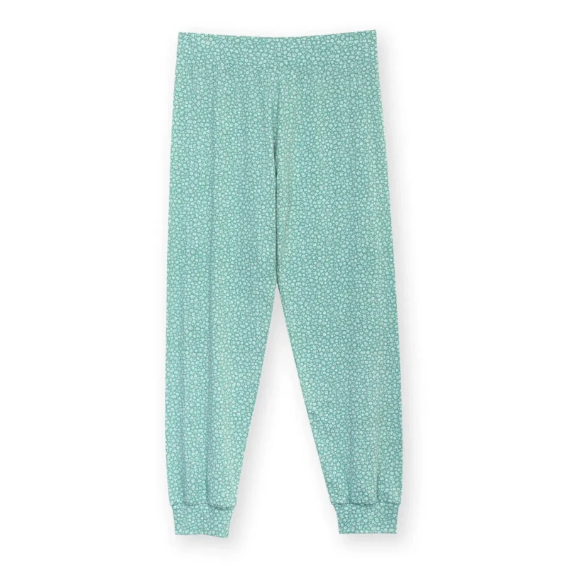 Image of Kite Womens Trousers Kite Lyme Cuffed Loungers Pixie Petals Vert Female 40