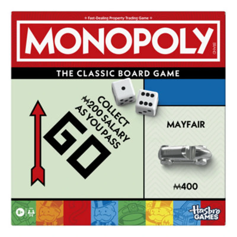 Image of MONOPOLY Mattel Monopoly Classic Board Game 285 G0009 285 G0009