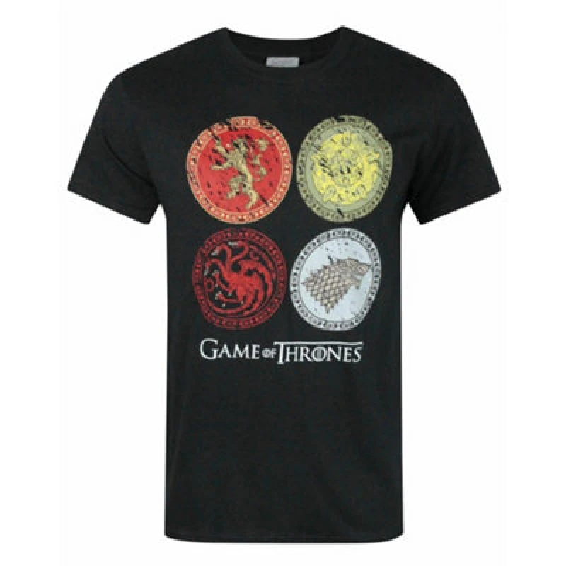 Image of Game Of Thrones Short Sleeved T-Shirt Black
