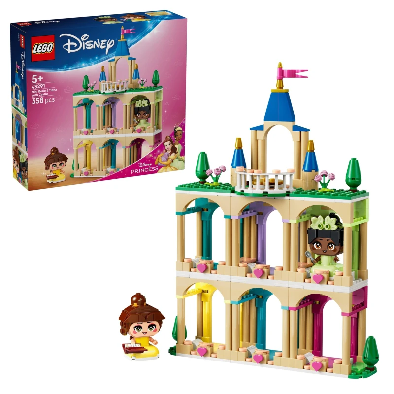 Image of LEGO Disney Princess Mini Belle & Tiana with Castle 43291