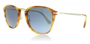 image of Persol PO3165S Sunglasses Striped Brown 960/56 52mm