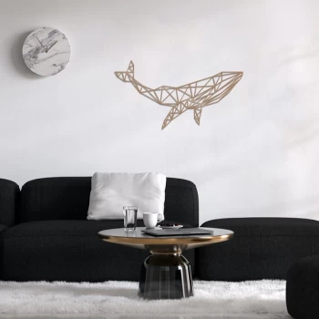 Image of Whale 1 - Copper Copper Decorative Metal Wall Accessory