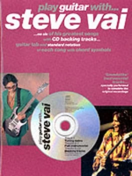 Image of Play Guitar with Steve Vai Tab Paperback