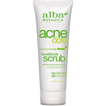 image of Alba Botanica Acnedote Face & Body Scrub