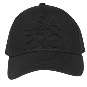 image of USA Pro Logo Cap Junior Girls - Black