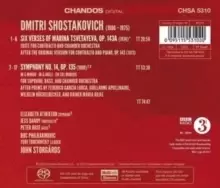 Image of Shostakovich: Symphony No. 14/Six Verses of Marina Tsvetayeva
