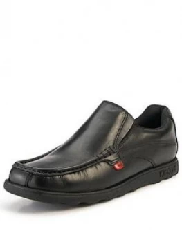 Image of Kickers Fragma Mens Slip On Shoes, Black, Size 10, Men