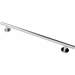 image of Nymas NymaSTYLE Straight Grab Rail with Concealed Fixings 900mm Length - Satin