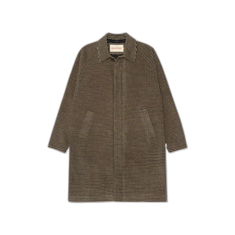 Image of Revolution Long mac coat with buttons Revolution Marron Male L