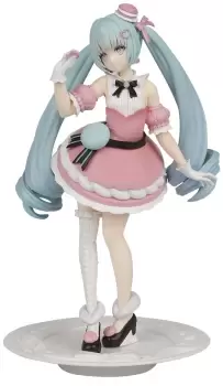 Image of Hatsune Miku Exceed Creative Hatsune Miku - Sweets Macaroon Statue multicolor