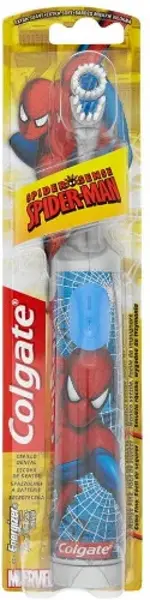 Image of Colgate Spiderman Extra Soft Battery Kids Toothbrush