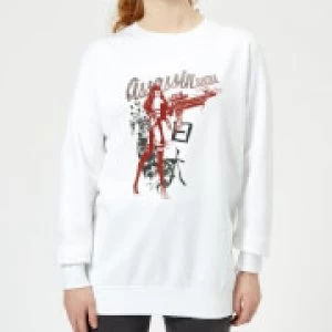 Image of Marvel Knights Elektra Assassin Womens Sweatshirt - White - L