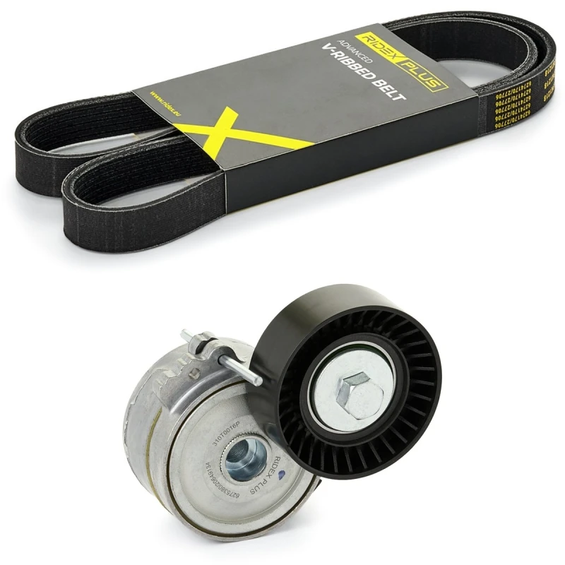 Image of RIDEX PLUS 542R0025P V-ribbed belt set V-Ribbed Belt Set (542)