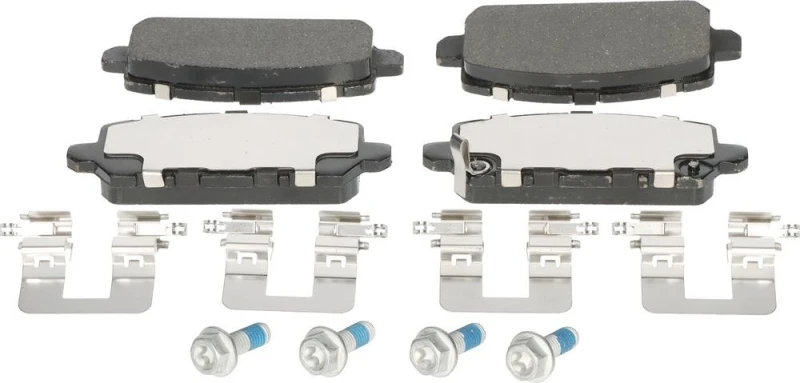 Image of MAPCO 106029 Brake pad set Rear Axle, with acoustic wear warning, with accessories, with brake caliper screws Brake Pad Set,disc brake (402)