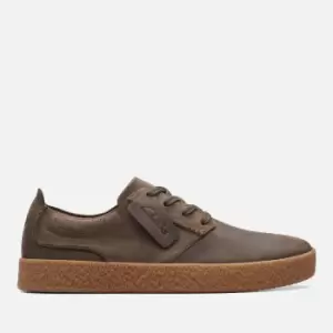 Image of Clarks Mens Streethill Leather Shoes - UK 10