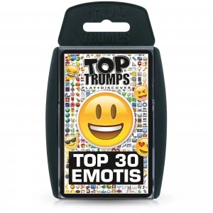 Image of Top Trumps Card Game - Emotis Top 30 Edition