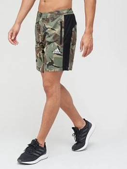 image of adidas Jungle Camo Shorts - Khaki, Size 2XL, Men