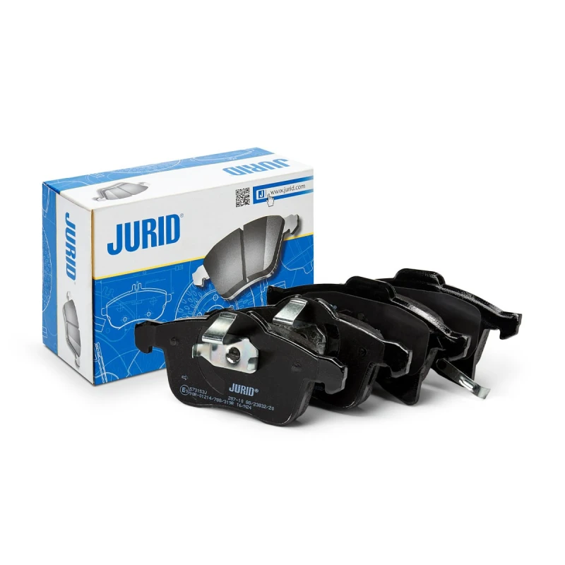 Image of JURID 573153J Brake pad set with acoustic wear warning, without accessories Brake Pad Set,disc brake (402)
