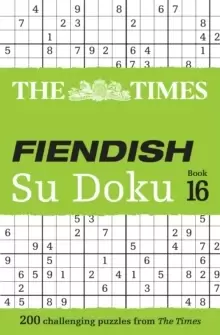 Image of The Times Fiendish Su Doku Book 16 : 200 Challenging Su Doku Puzzles