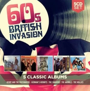 Image of 60s British Invasion 5 Classic Albums by Various Artists CD Album