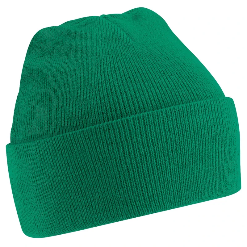 Image of Beechfield Beechfield Men Soft Feel Knitted Winter Hat in Green Green One Size Male 5055747773903