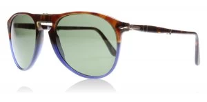 image of Persol PO9714S Sunglasses Tortoise / Blue 1022/31 55mm