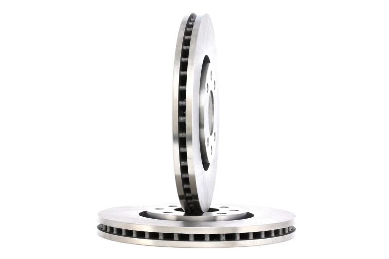 Image of RIDEX 82B0289 Brake disc Front Axle, Vented, Cast Iron, Uncoated, Untreated, without bolts/screws Cast Iron Brake Disc (82)