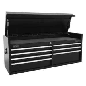 Image of Topchest 7 Drawer 1415mm Heavy-Duty Black