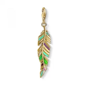 image of Thomas Sabo Ethnic Feather Charm