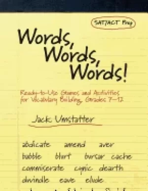 Image of words words words ready to use games and activities for vocabulary building