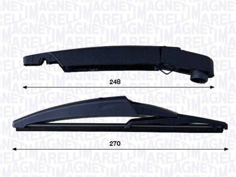 Image of MAGNETI MARELLI Wiper arm set MAGNETI MARELLI 000723180452