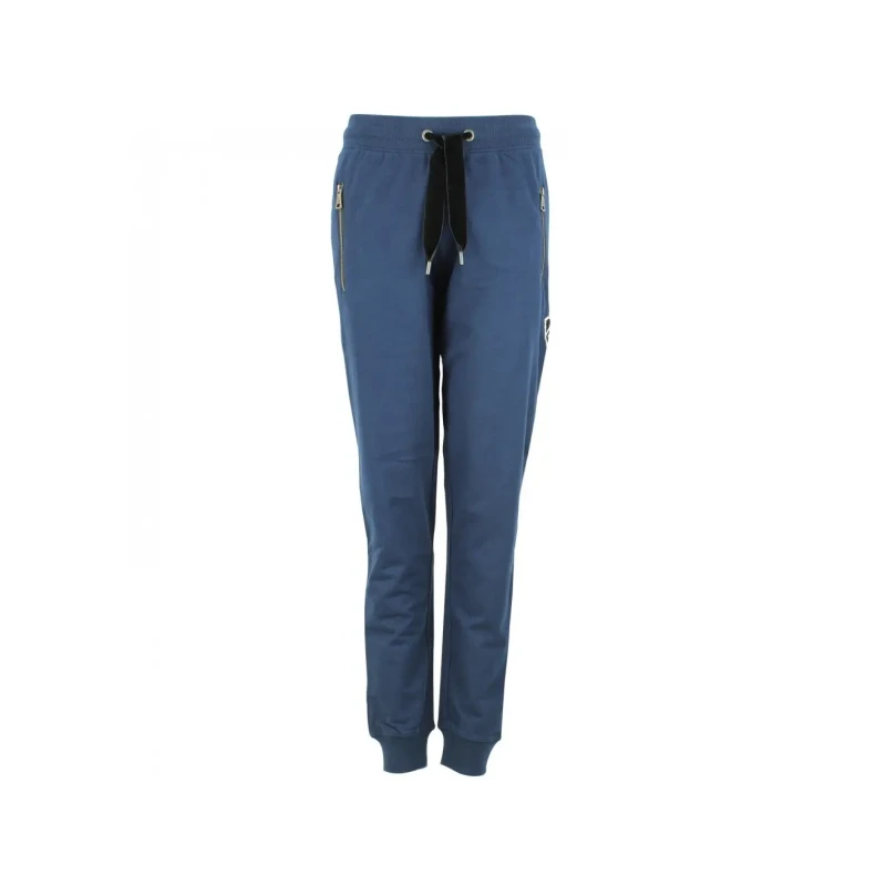 Image of Womens cotton joggers Peak Mountain French Terry Bleu Female S