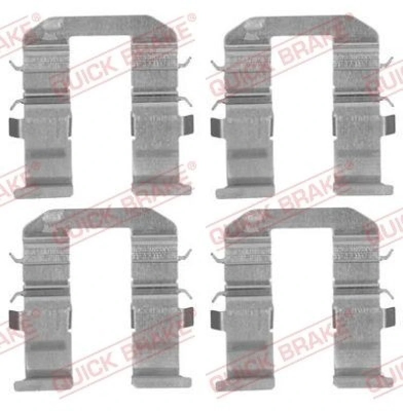 Image of QUICK BRAKE Brake pad fitting kit QUICK BRAKE 109-1758