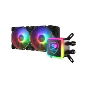 image of COUGAR Gaming AQUA ARGB Processor All-in-One liquid cooler 12cm Black