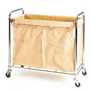 Image of GPC Trolley HI551Y Chrome Plated Steel 150L 560mm x 880mm x 920mm