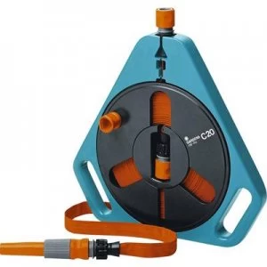 Image of Garden hose reel 13mm 1/2 20 m Grey, Black, Orange GARDENA 757-20