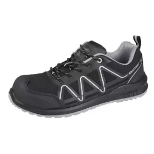 Image of Grafters Mens Safety Trainers (13 UK) (Black/Grey)