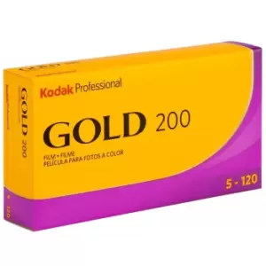 Image of Kodak Professional GOLD 200 120 Film (5 Pack)