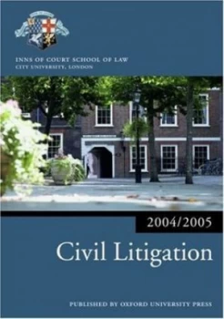 Image of Civil Litigation by Inns of Court School of Law Paperback