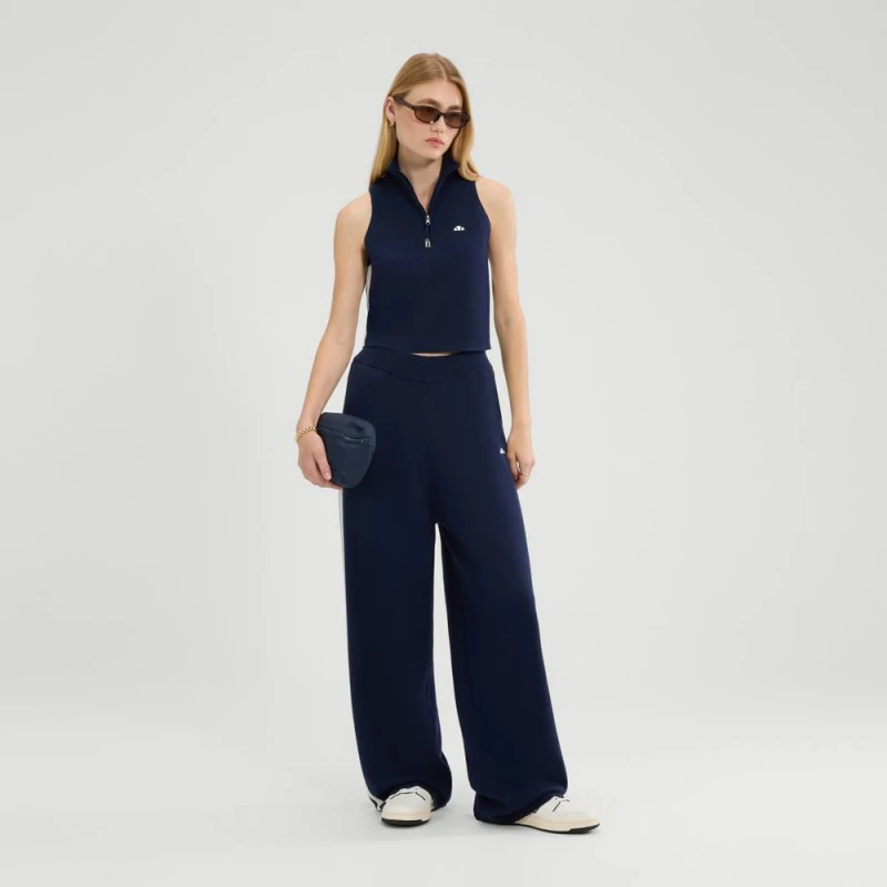 Image of Ellesse Womens Surista 1/4 Zip Top in Navy Size: 12 Navy Female 12