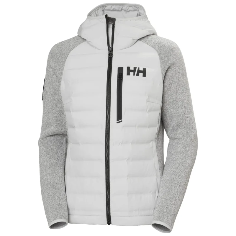 Image of Helly Hansen Womens insulated hooded jacket Helly Hansen Arctic Ocean Hybrid Gris Female XL